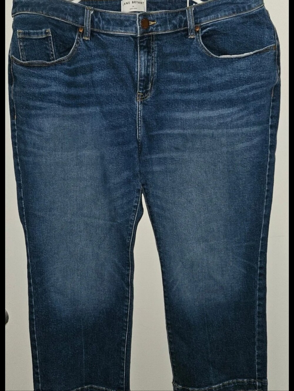 Lane Bryant Indigo Cropped Stretch Jeans